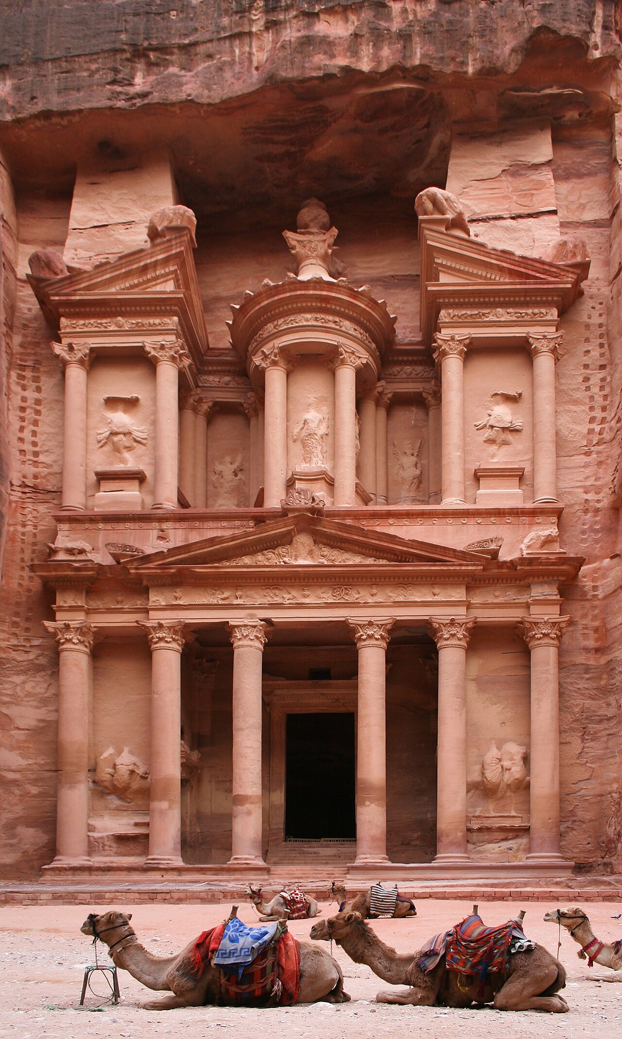 The Treasury in Petra Jordan